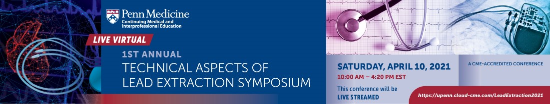1st Annual Technical Aspects of Lead Extraction Symposium Banner